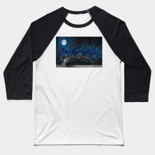 Glowing Midnight Tree Baseball T-Shirt